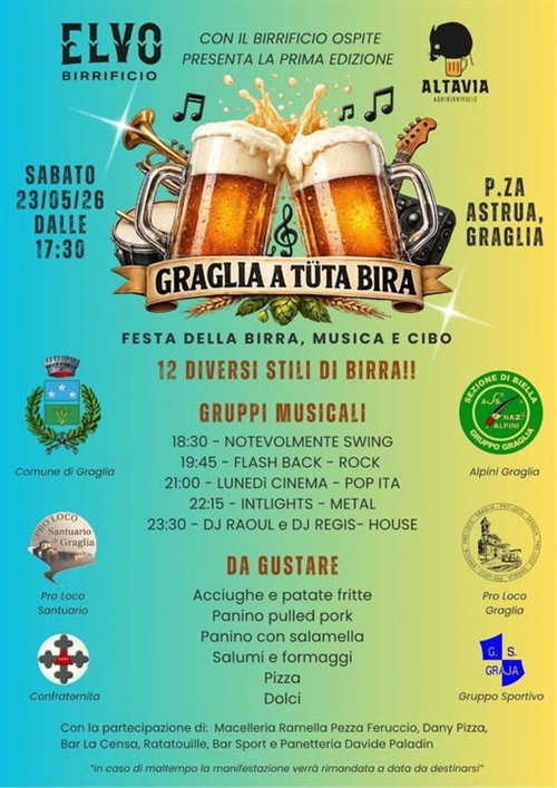 Modifica Viabilità Festa della Birra - Sabato 23 Maggio